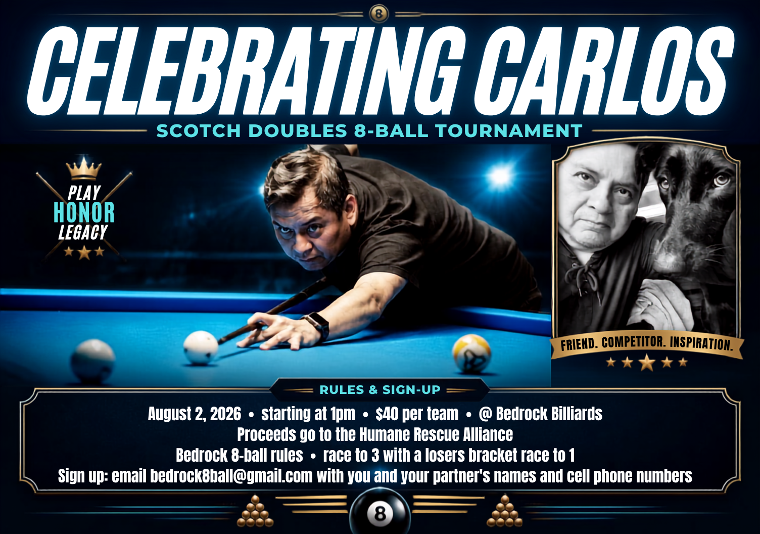 Carlos Villena Memorial Tournament tournament flyer