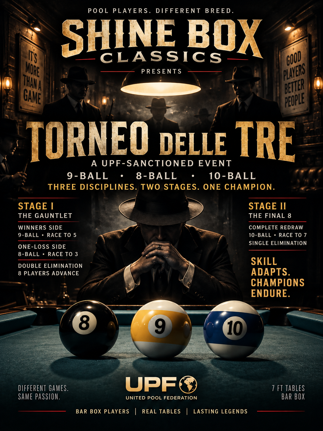 Shinebox Classics - Torneo Delle Tre tournament flyer