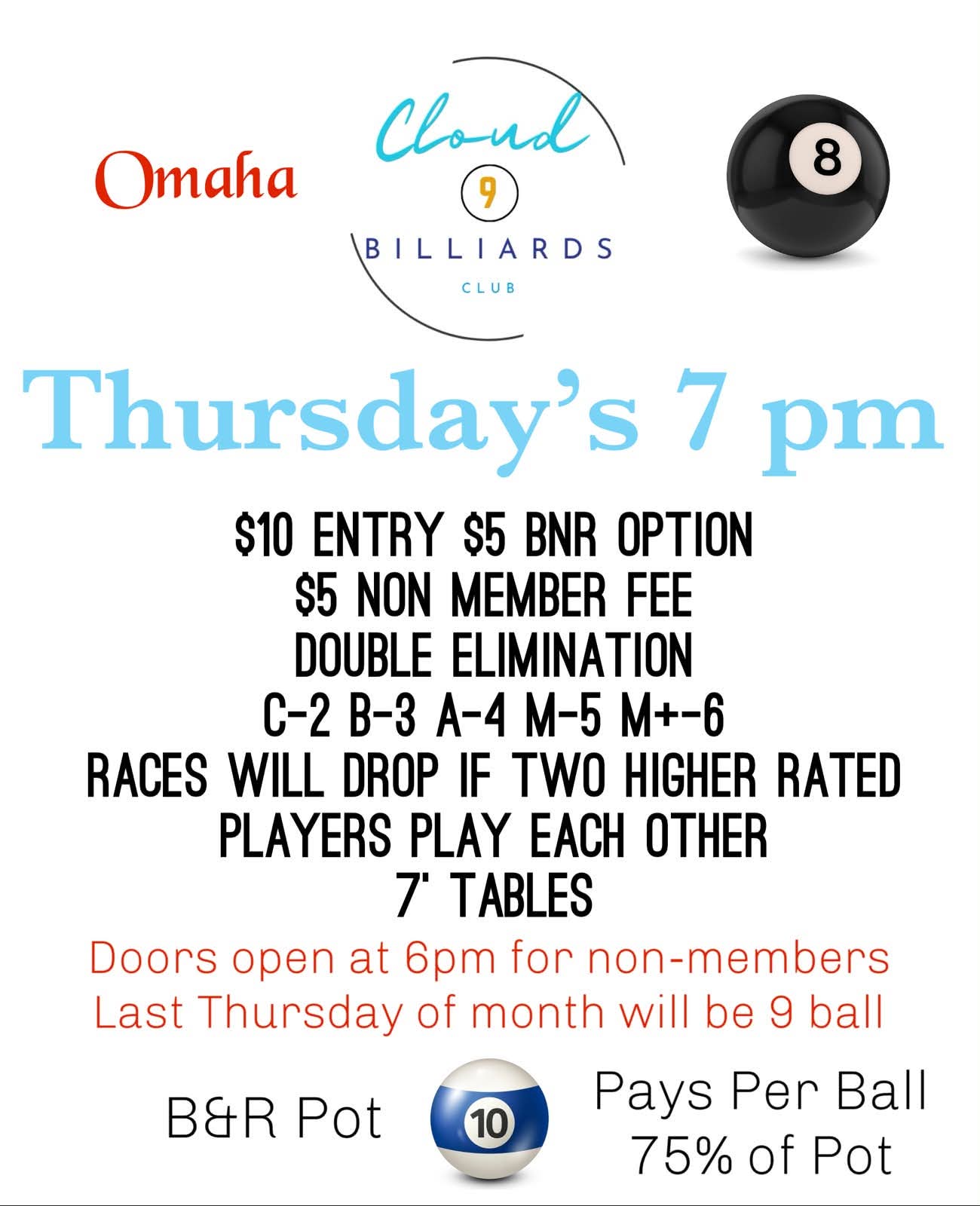 Cloud 9 - 9/17/26 tournament flyer