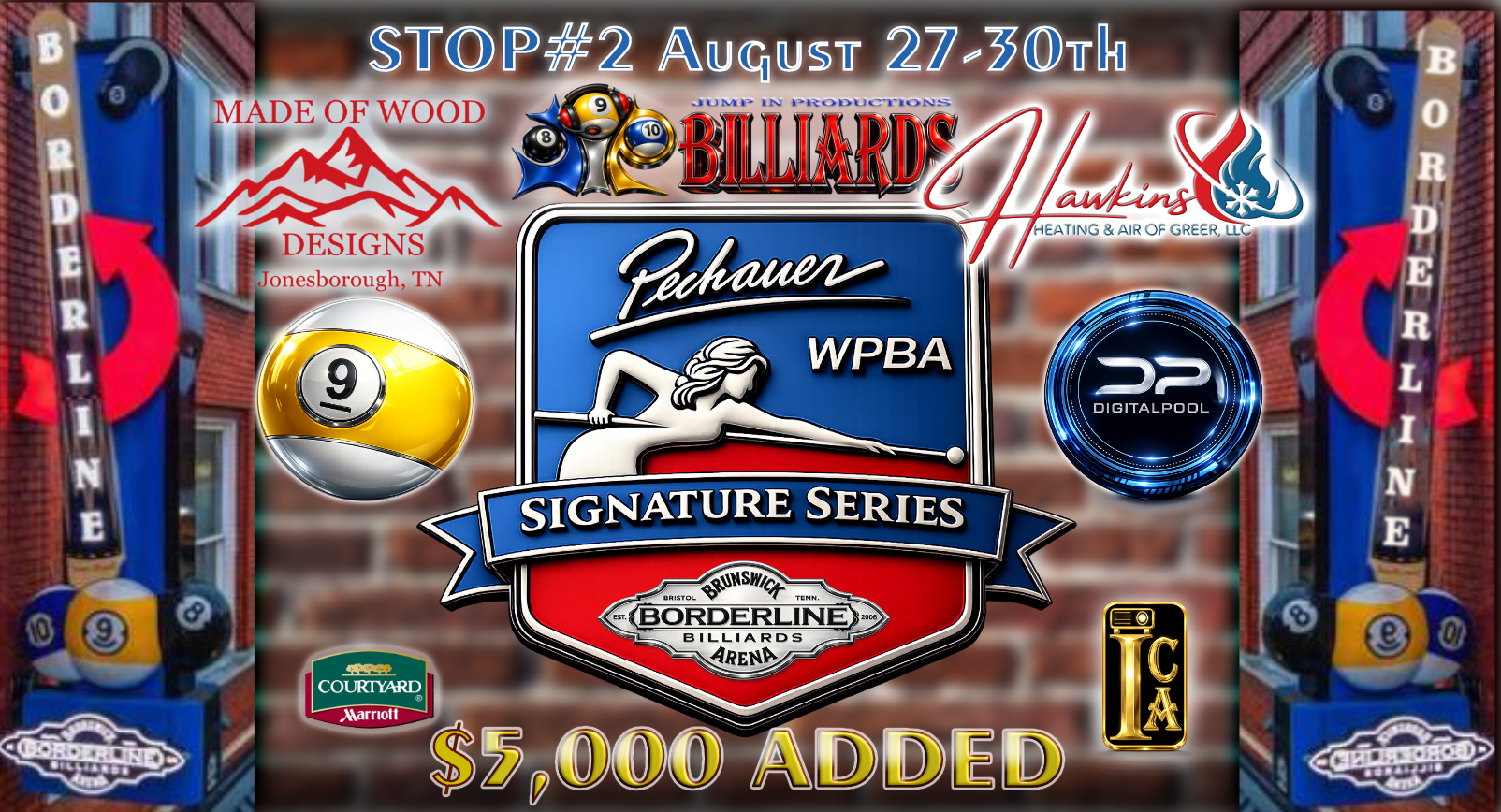 Pechauer WPBA Signature Series Stop #2 tournament flyer