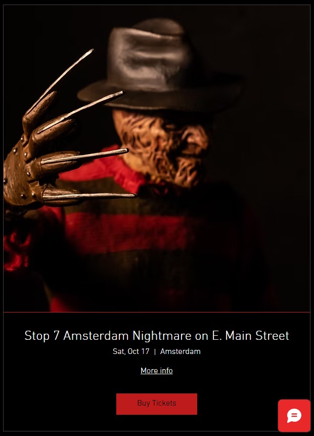 Electric City 10 Ball Stop 7 Nightmare on E. Main St Amsterdam tournament flyer